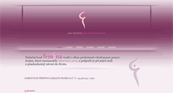 Desktop Screenshot of nadacefemina.cz